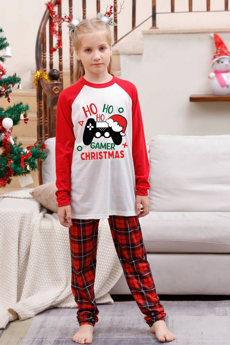 Load image into Gallery viewer, Family Red Plaid Merry Christmas Pajama Sets