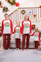 Load image into Gallery viewer, Family Red Plaid Merry Christmas Pajama Sets
