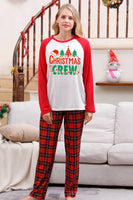 Load image into Gallery viewer, Family Red Plaid Merry Christmas Pajama Sets