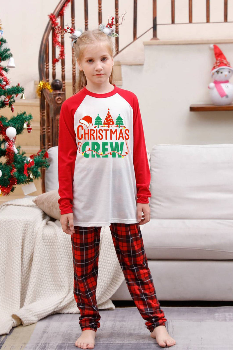 Load image into Gallery viewer, Family Red Plaid Merry Christmas Pajama Sets