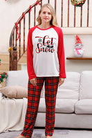 Load image into Gallery viewer, Family Red Plaid Merry Christmas Pajama Sets