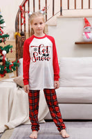 Load image into Gallery viewer, Family Red Plaid Merry Christmas Pajama Sets