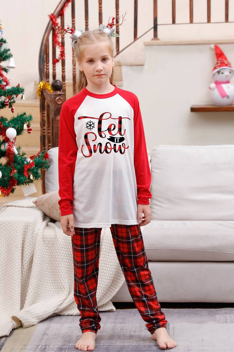 Load image into Gallery viewer, Family Red Plaid Merry Christmas Pajama Sets
