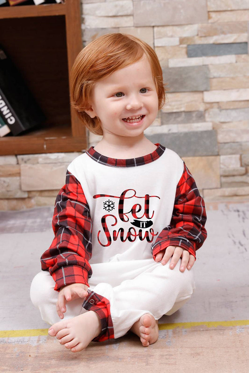 Load image into Gallery viewer, Family Red Plaid Merry Christmas Pajama Sets