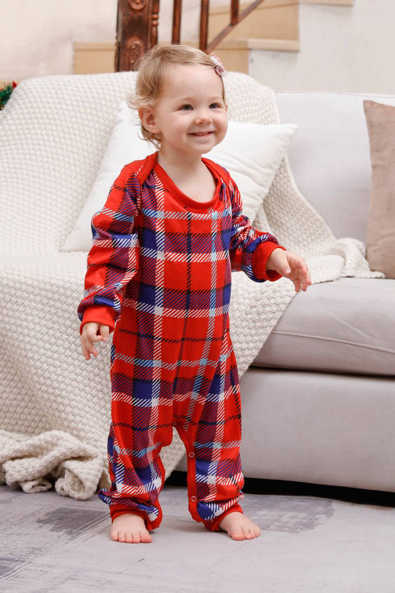Load image into Gallery viewer, Family Red Plaid Matching Christmas Pajamas Sets