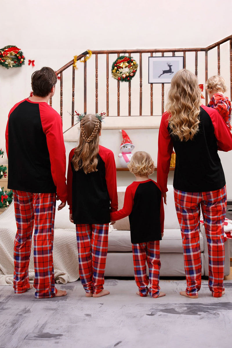 Load image into Gallery viewer, Family Red Plaid Matching Christmas Pajamas Sets