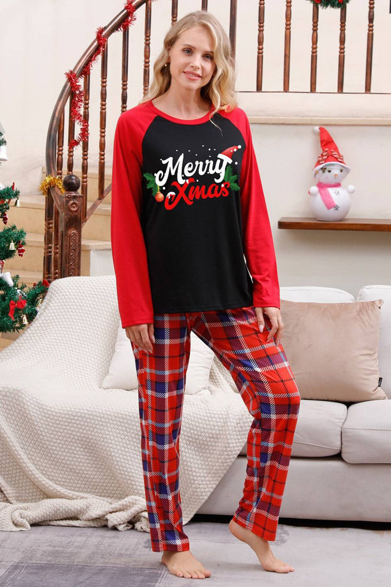 Load image into Gallery viewer, Family Red Plaid Matching Christmas Pajamas Sets