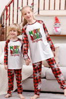 Load image into Gallery viewer, Plaid Matching Family Christmas Pajamas with Snowflake