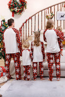 Load image into Gallery viewer, Red Plaid Matching Family Christmas Pajamas with Snowflake