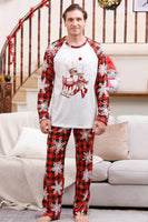 Load image into Gallery viewer, Red Plaid Matching Family Christmas Pajamas with Snowflake