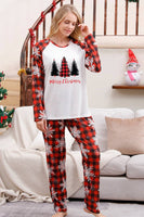 Load image into Gallery viewer, Plaid Matching Family Christmas Pajamas with Snowflake
