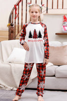 Load image into Gallery viewer, Plaid Matching Family Christmas Pajamas with Snowflake