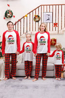 Load image into Gallery viewer, Red Print Christmas Family Matching Sleepwear Pajama Sets with Plaid