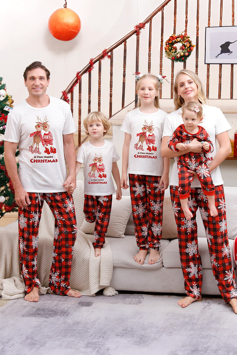 Load image into Gallery viewer, Family Matching Christmas Pajamas with Red Plaid