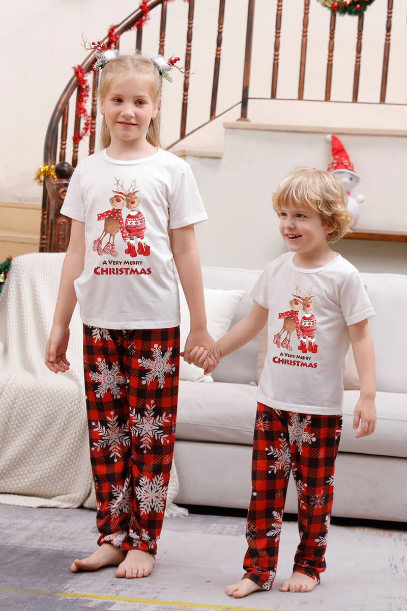 Load image into Gallery viewer, Family Matching Christmas Pajamas with Red Plaid