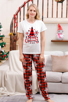 Load image into Gallery viewer, Family Matching Christmas Pajamas with Red Plaid