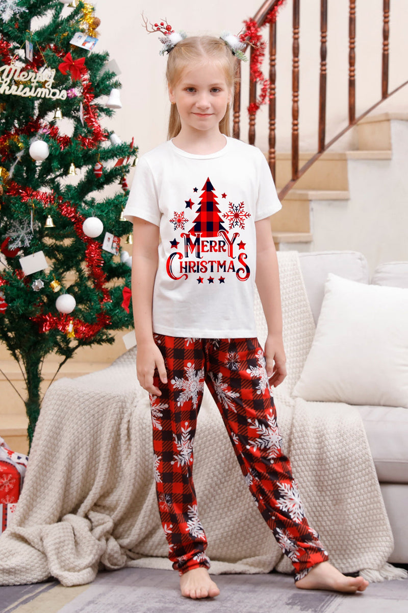 Load image into Gallery viewer, Family Matching Christmas Pajamas with Red Plaid