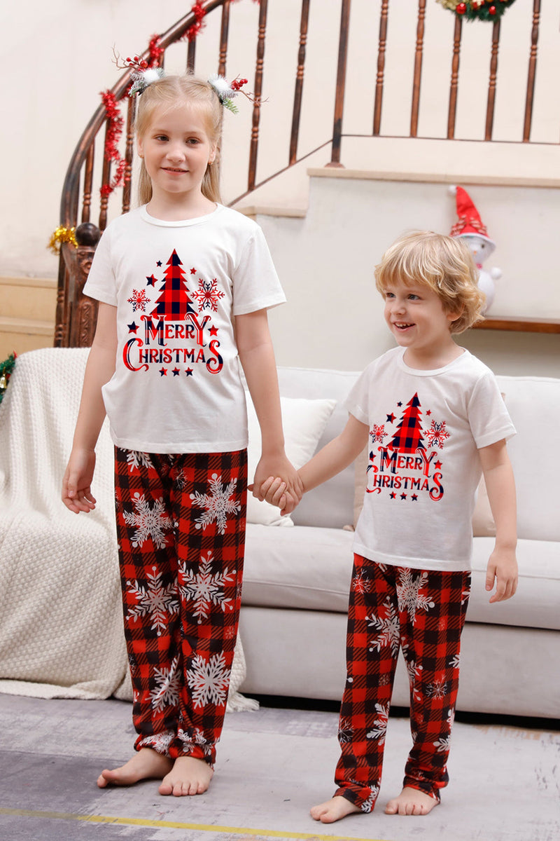 Load image into Gallery viewer, Family Matching Christmas Pajamas with Red Plaid
