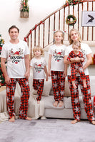 Load image into Gallery viewer, Family Matching Christmas Pajamas with Red Plaid
