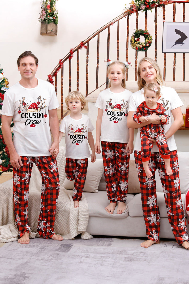Load image into Gallery viewer, Family Matching Christmas Pajamas with Red Plaid