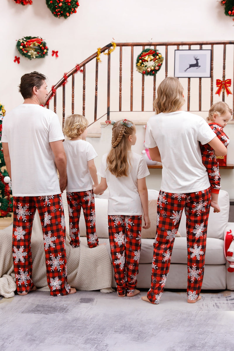 Load image into Gallery viewer, Family Matching Christmas Pajamas with Red Plaid