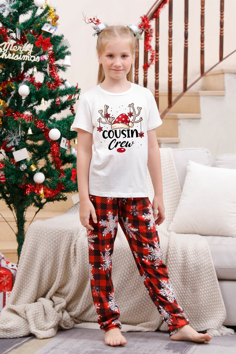 Load image into Gallery viewer, Family Matching Christmas Pajamas with Red Plaid