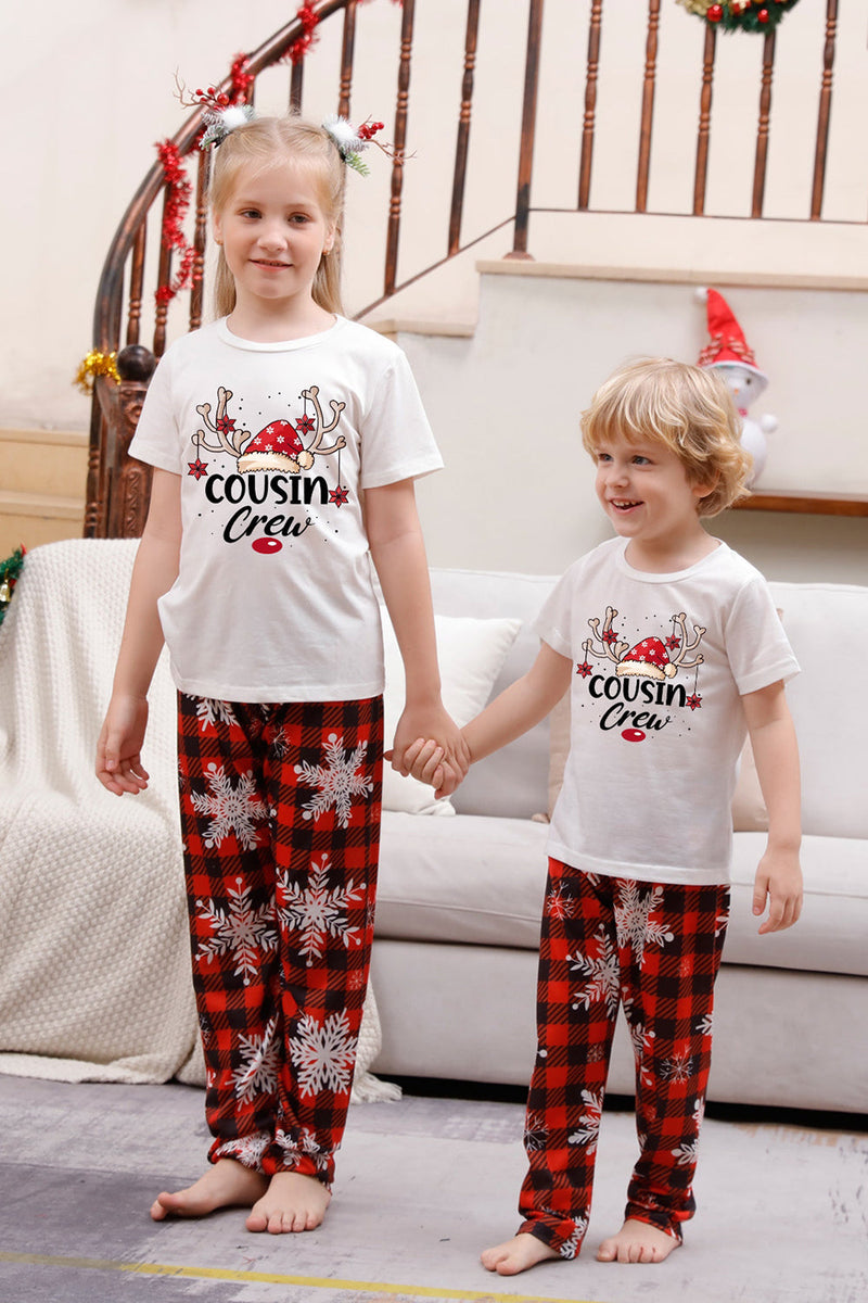 Load image into Gallery viewer, Family Matching Christmas Pajamas with Red Plaid
