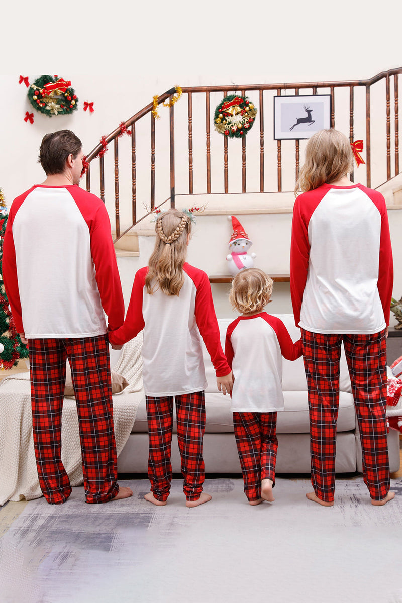 Load image into Gallery viewer, Matching Family Christmas Red Plaid Pajamas