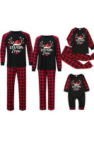 Load image into Gallery viewer, Print Family Christmas Pajamas with Red Plaid