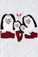 Load image into Gallery viewer, Plaid Christmas Matching Family Print Pajamas