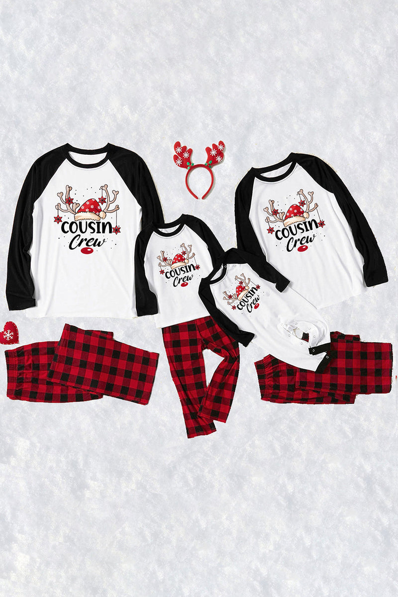 Load image into Gallery viewer, Plaid Christmas Matching Family Print Pajamas