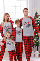Load image into Gallery viewer, Print Family Christmas Pajamas with Red Plaid