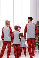 Load image into Gallery viewer, Print Family Christmas Pajamas with Red Plaid