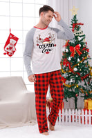 Load image into Gallery viewer, Plaid Christmas Matching Family Print Pajamas