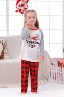 Load image into Gallery viewer, Plaid Christmas Matching Family Print Pajamas