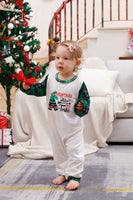 Load image into Gallery viewer, Green Family Matching Christmas Pajamas with Dog