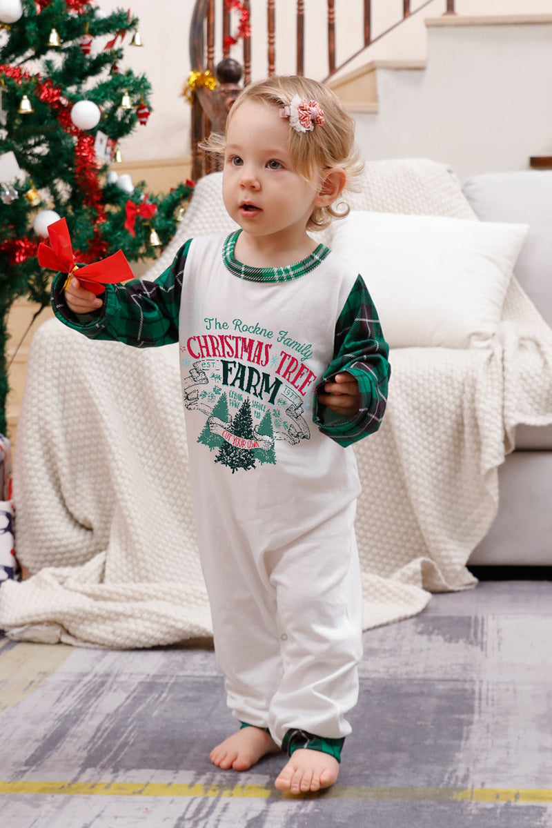 Load image into Gallery viewer, Green Family Matching Christmas Pajamas with Dog