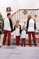 Load image into Gallery viewer, Long Sleeves Plaid Family Christmas Pajamas