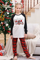 Load image into Gallery viewer, Long Sleeves Plaid Family Christmas Pajamas