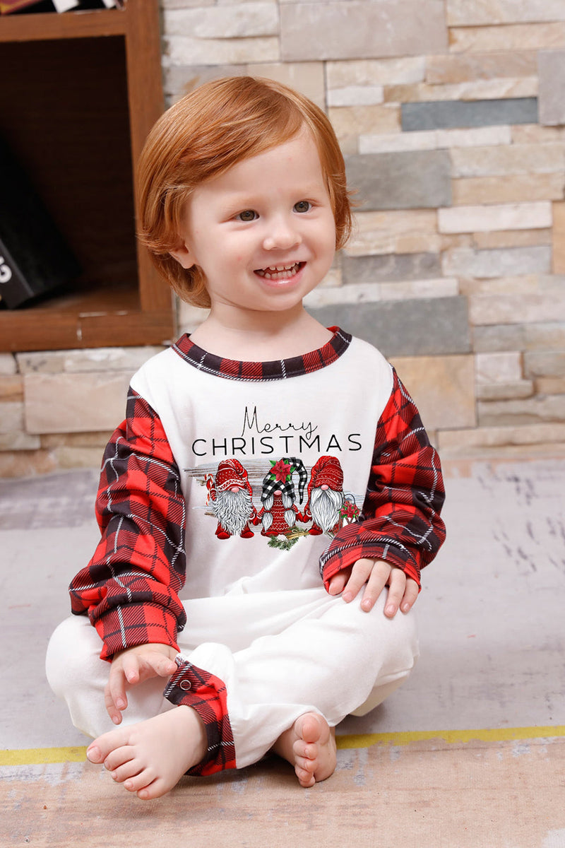 Load image into Gallery viewer, Long Sleeves Plaid Family Christmas Pajamas