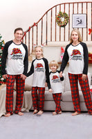 Load image into Gallery viewer, Long Sleeves Plaid Family Christmas Pajamas