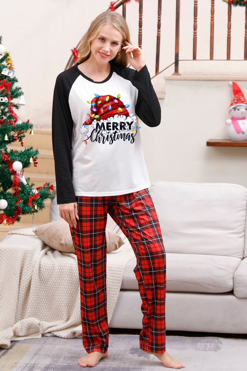 Load image into Gallery viewer, Long Sleeves Plaid Family Christmas Pajamas