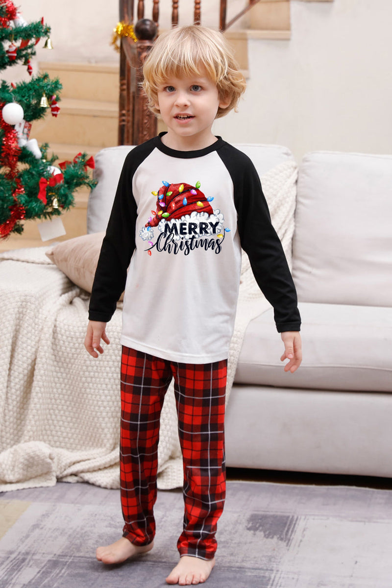 Load image into Gallery viewer, Long Sleeves Plaid Family Christmas Pajamas