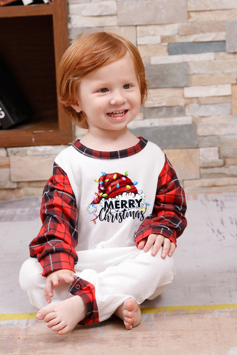 Load image into Gallery viewer, Long Sleeves Plaid Family Christmas Pajamas