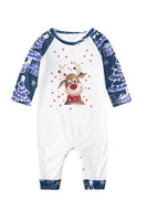 Load image into Gallery viewer, Blue Print Long Sleeves Family Christmas Pajamas