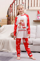 Load image into Gallery viewer, Snowman Print Red Christmas Matching Family Pajamas