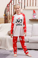 Load image into Gallery viewer, Snowman Print Red Christmas Matching Family Pajamas