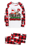 Load image into Gallery viewer, Print Red Plaid Christmas Family Matching Pajama Sets