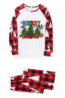 Load image into Gallery viewer, Print Red Plaid Christmas Family Matching Pajama Sets