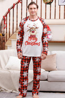 Load image into Gallery viewer, Christmas Red Print Family Pajamas Sets